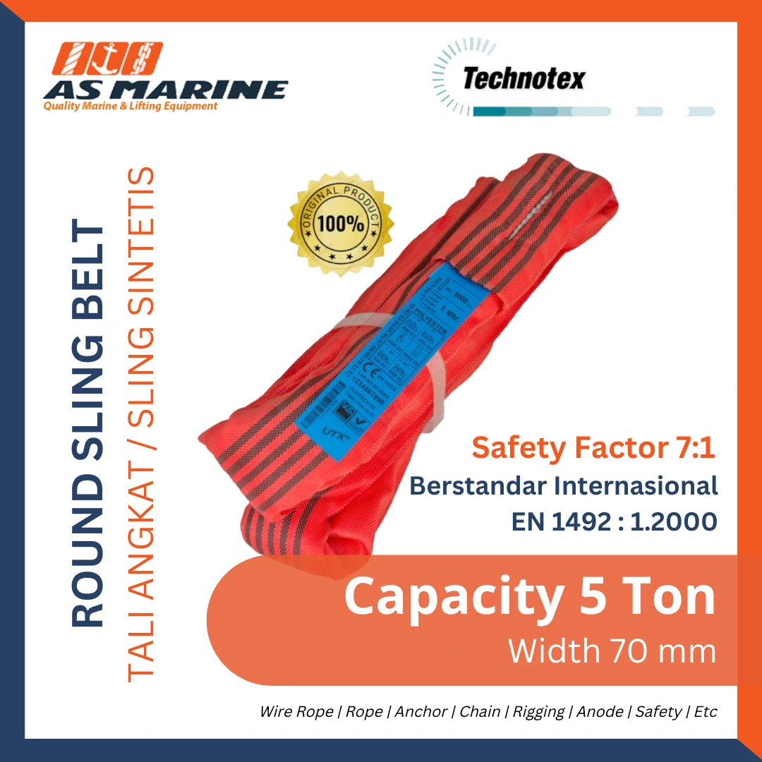 Round Sling 5 Ton Technotex